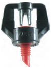 XJ-Jet Side Spray "Bowtie Pattern" 3.7m radius x 1.1m wide 90L/h Red Nozzle